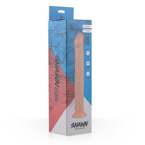 Mega długie żylaste dildo na przyssawce petarda do orgazmów  35 cm