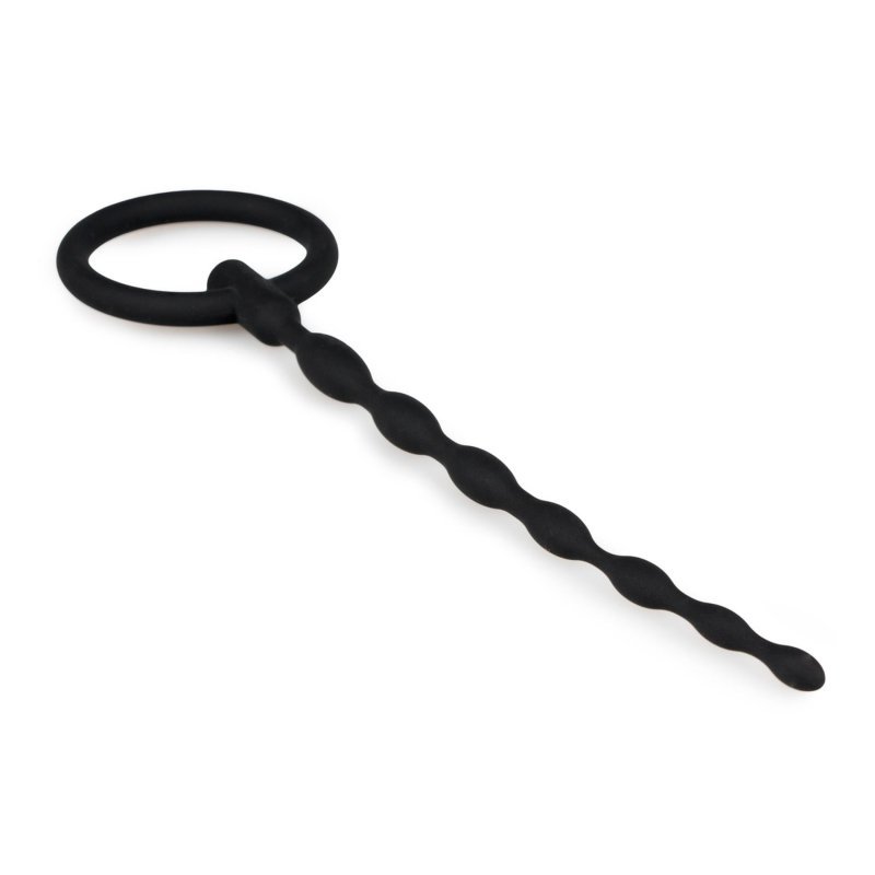 Dilator do penisa z zawleczką Silicone Penis Plug With Pull Ring