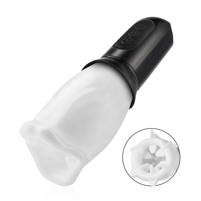 Head rotating stimulating masturbator