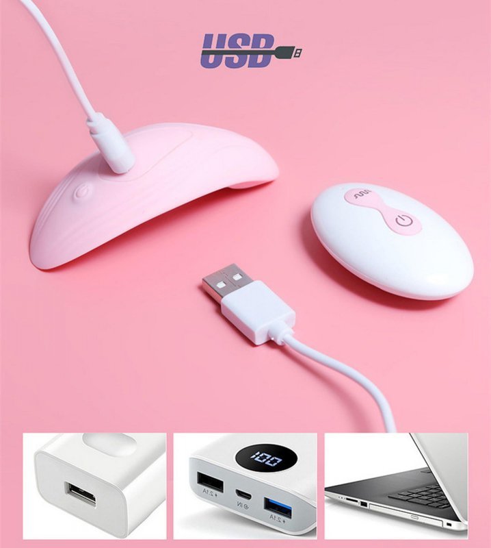 Ultrathin wearable remote mini vibe pink