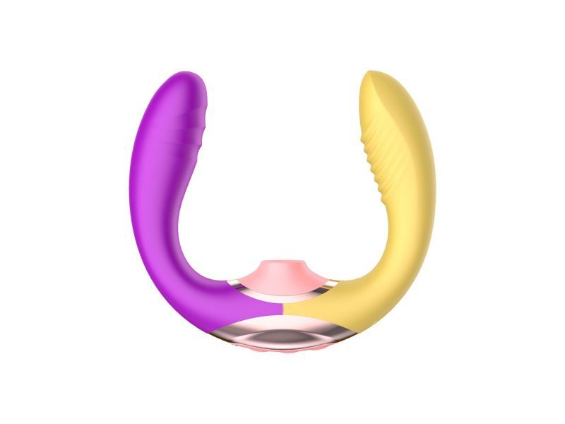 Podwójny wibrator stymulator łechtaczki