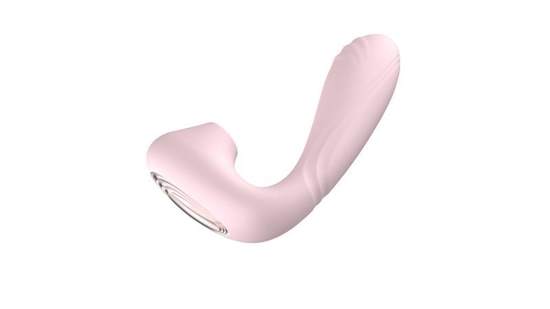 Wearable sucking vibrator