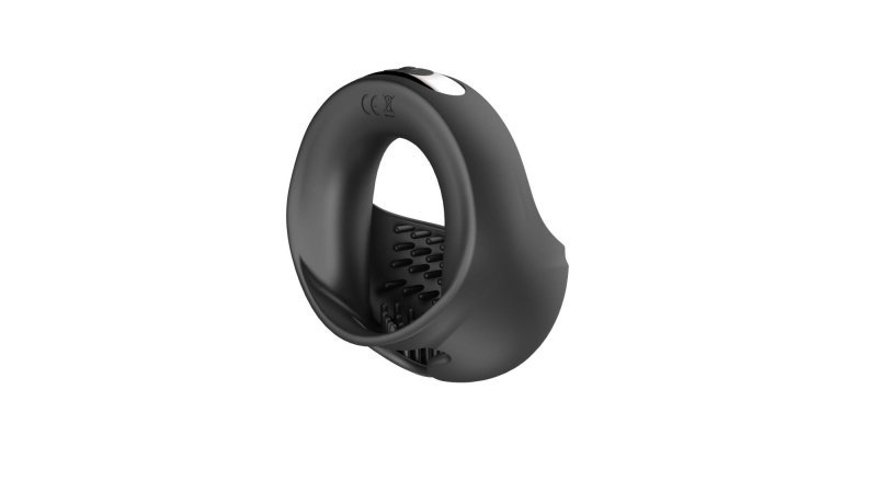 Vibrating penis ring with ball stimulating