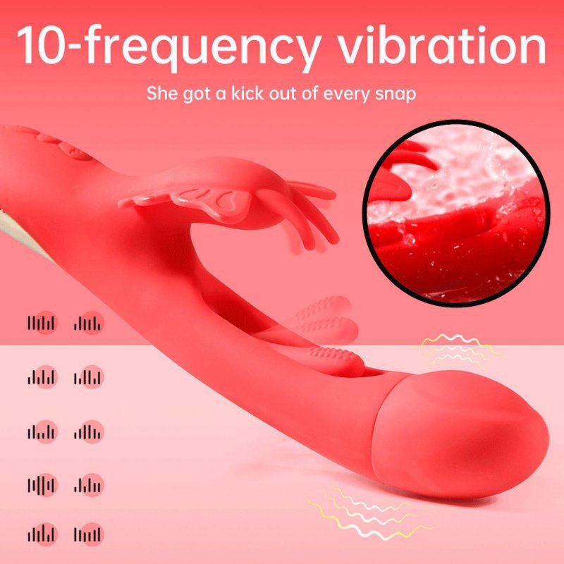 Wibrator króliczek Butterfuly dual flicking vibrator