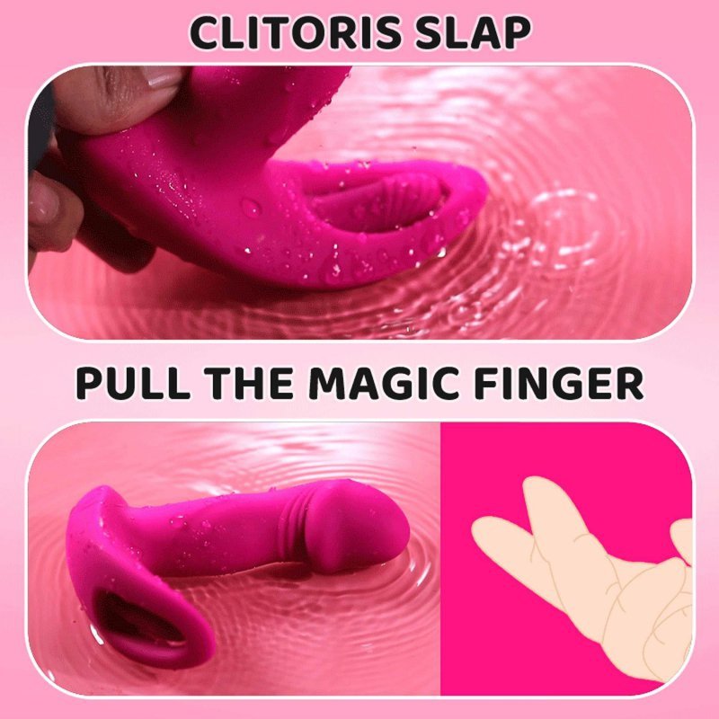 Wibrator do majtek na pilot z lizaniem Flicking wearable vibrator