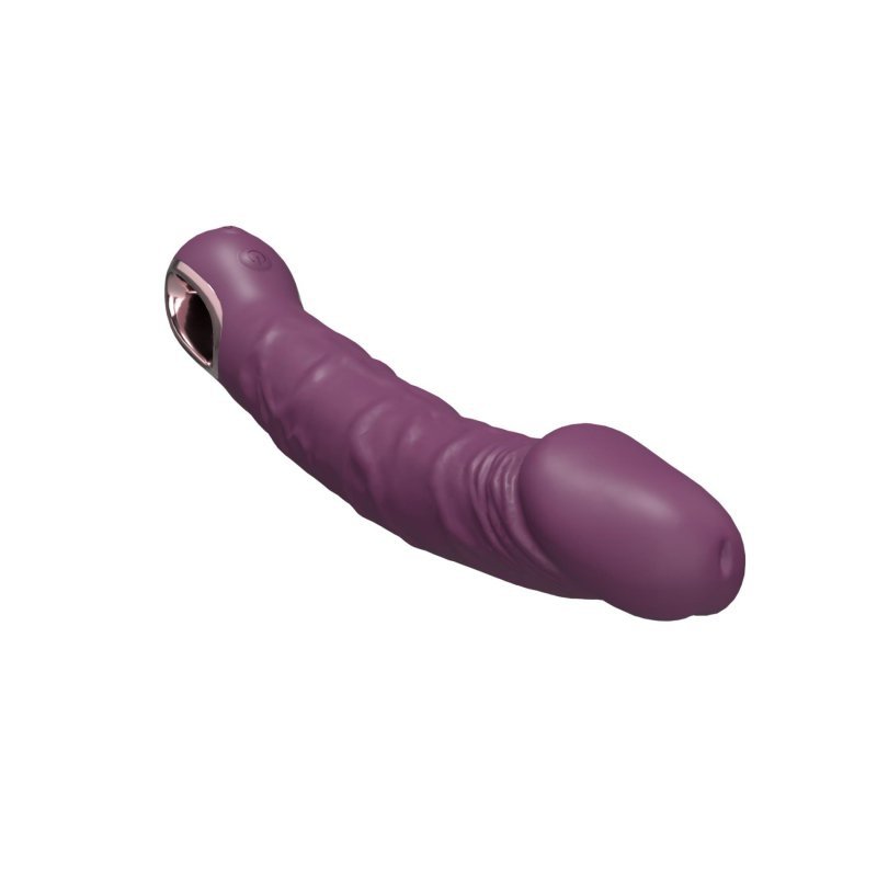 Klasyczny wibrator damski Realistic Vibrator PURPLE
