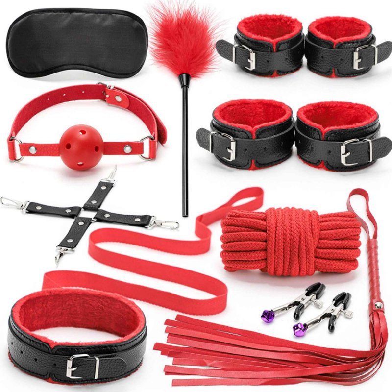 Zestaw gadżetów BDSM 10 - elementów Fetish Fever
