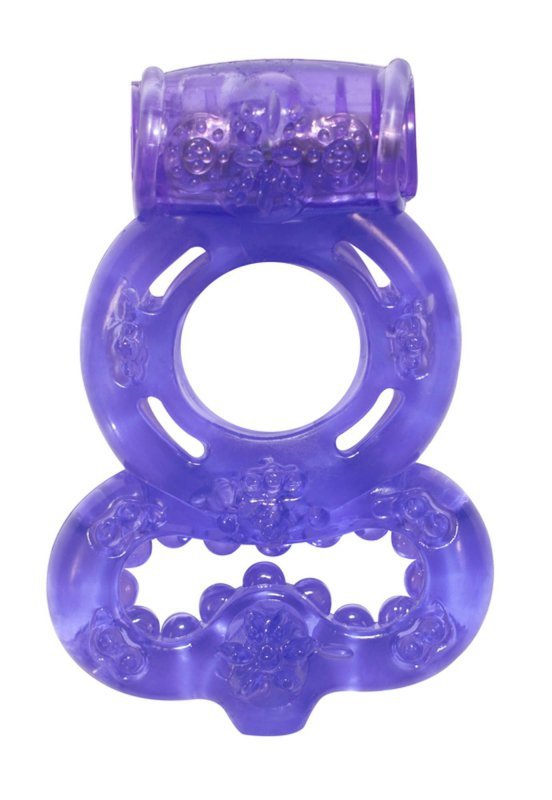 Cockring rings treadle purple