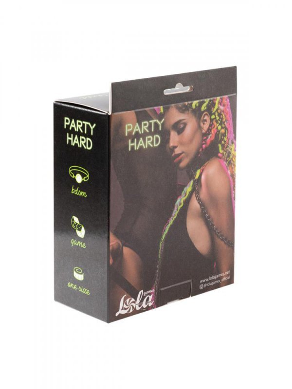 Obroża i smycz do BDSM The Collar Party Hard Wild