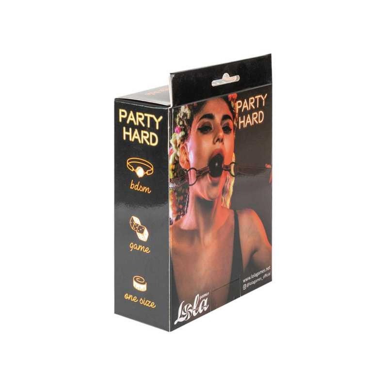 Knebel kulka do ust oddychający ball gag party hard love bite