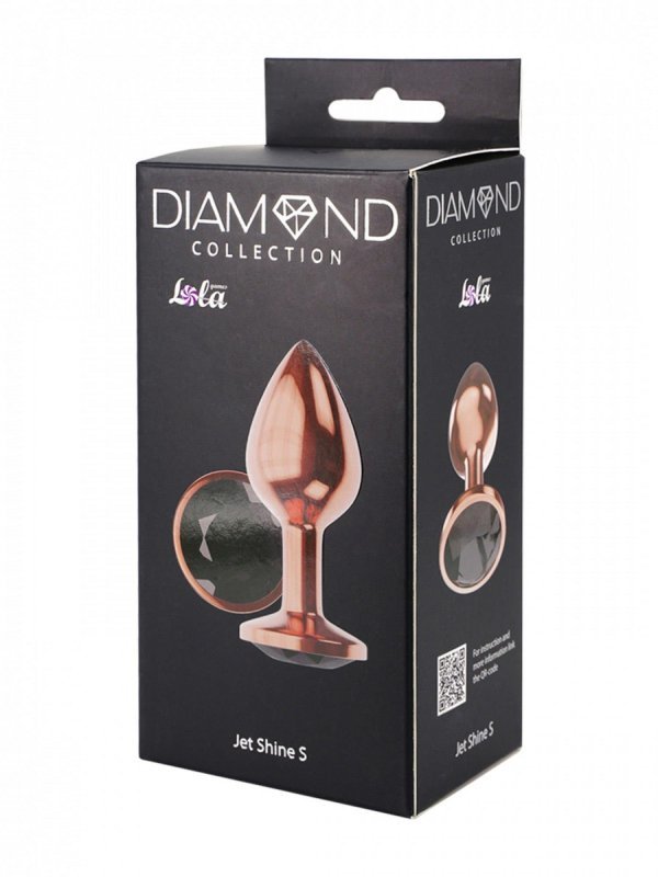 Plug butt plug diamond jet shine s rose gold