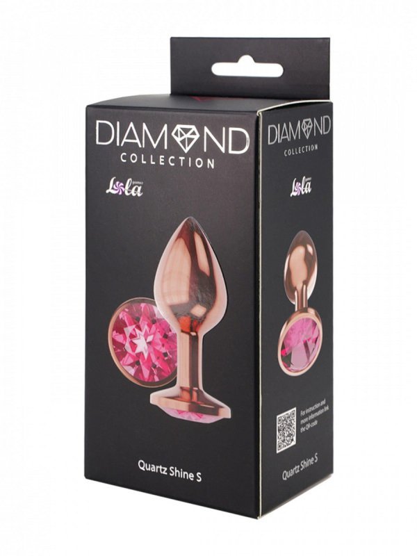 Plug butt plug diamond quartz shine s rose gold