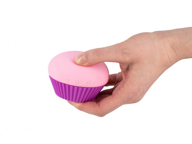 Ssący masażer do łechtaczki muffinka Magic Cupcake