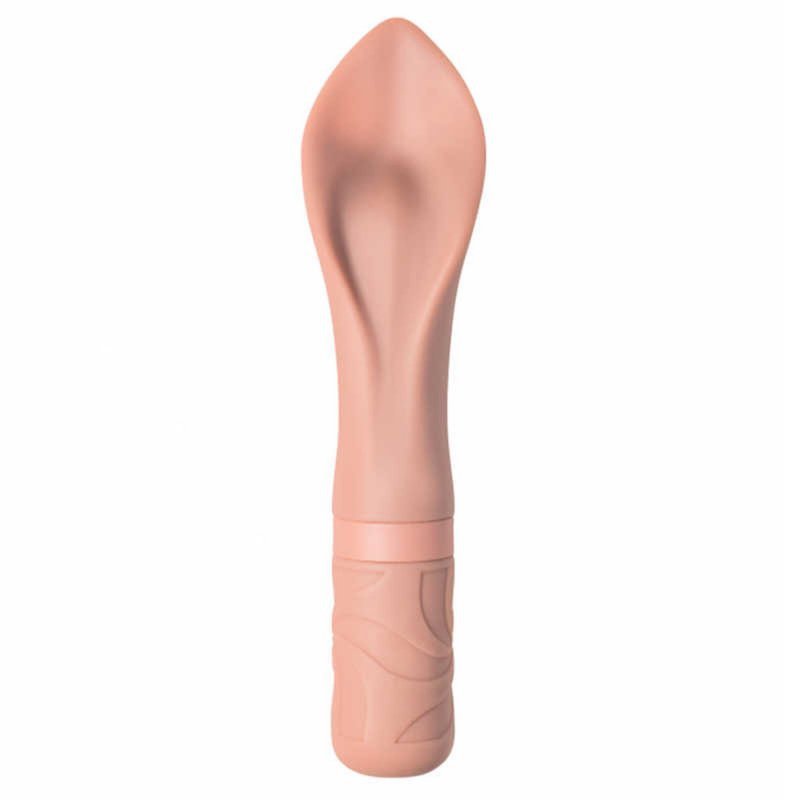 Mini wibrator masażer łechtaczki cielisty