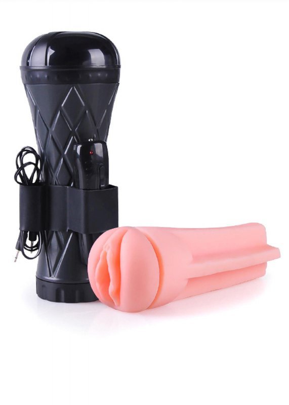 Masturbator vibrating vagina cyber skin- latarka