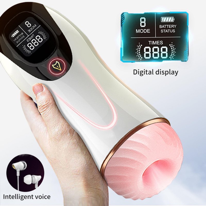 Masturbator vibration 8 vibration modes + interactive function