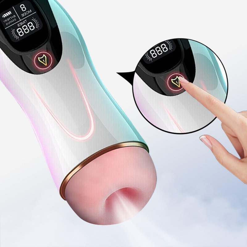 Masturbator vibration 8 vibration modes + interactive function