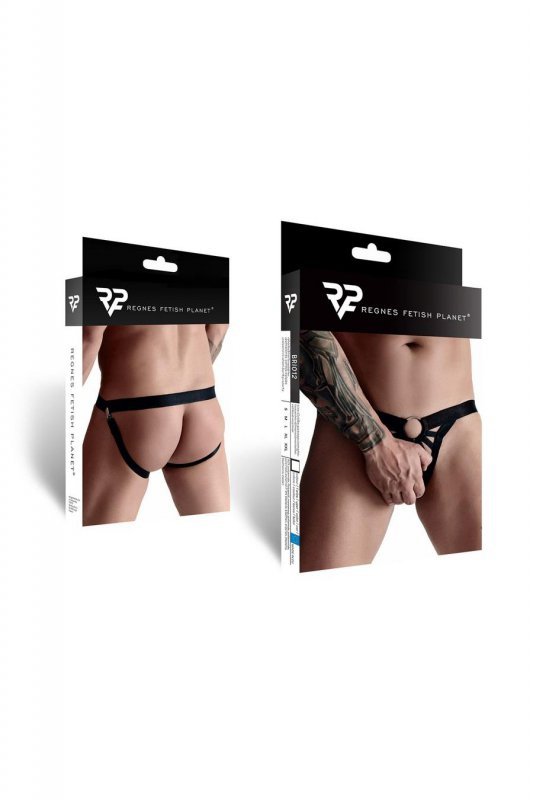 Męskie majtki jockstrap Fetish open back odkryte pośladki rozpinane S/M