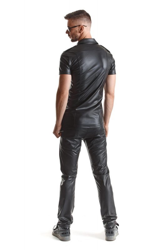 Koszula męska wetlook slim fit XL