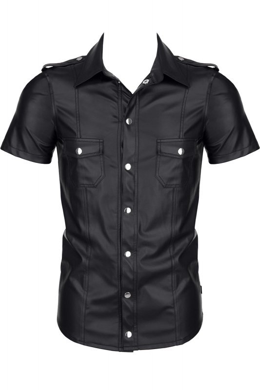 Koszula męska wetlook slim fit XL