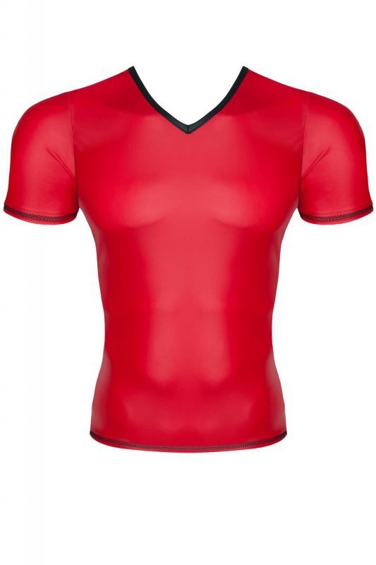 Męski t-shirt z wetlooka w serek S