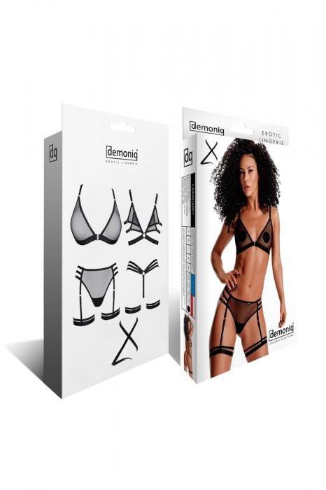 Seksowny komplet bielizny erotycznej LadyX Adora S
