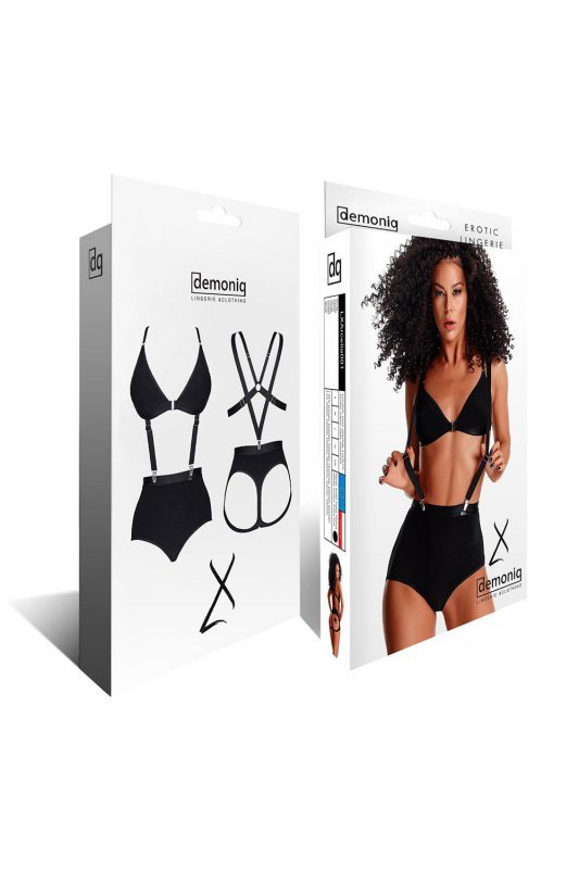 Kokieteryjny komplet bielizny erotycznej LadyX Arcelia L