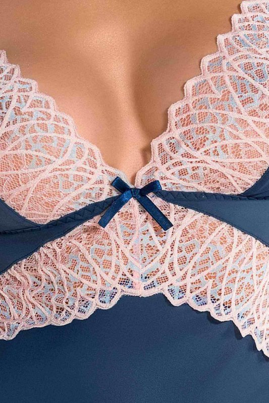 Bielizna Selina chemise navy blue L/XL - Casmir