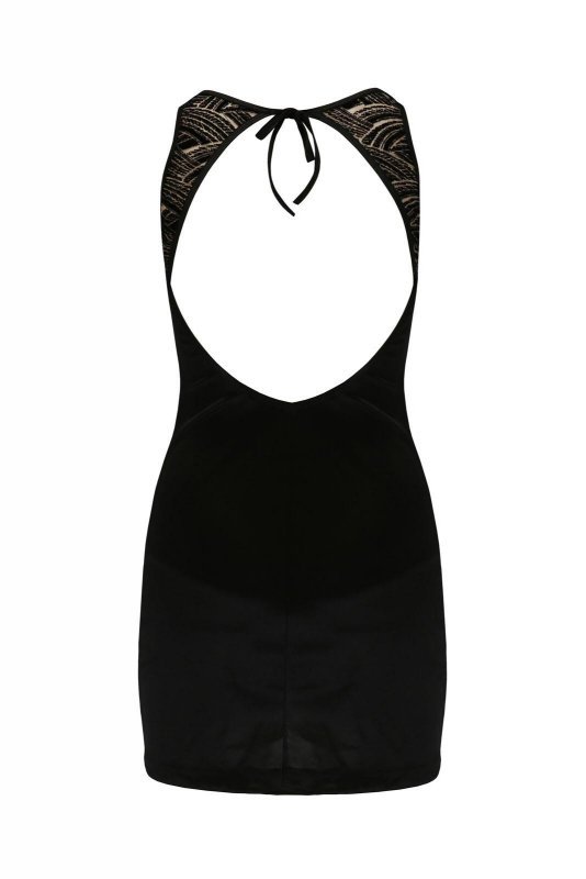Bielizna Lara chemise black S/M - Casmir
