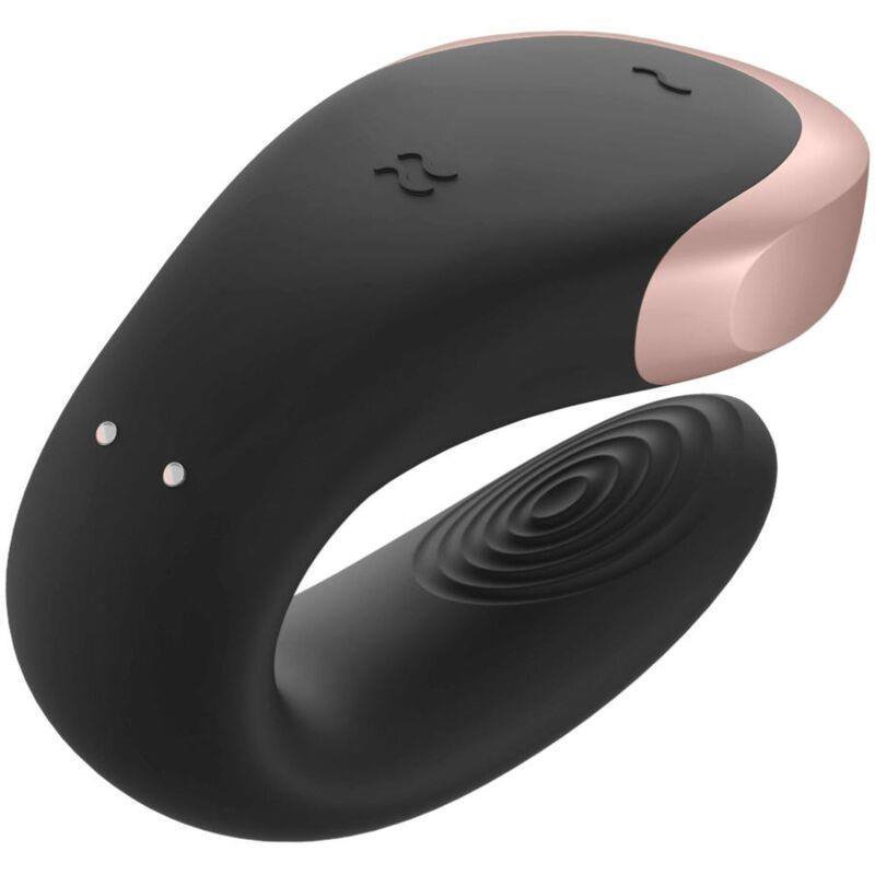 Satisfyer Double Love z pilotem dla par czarny