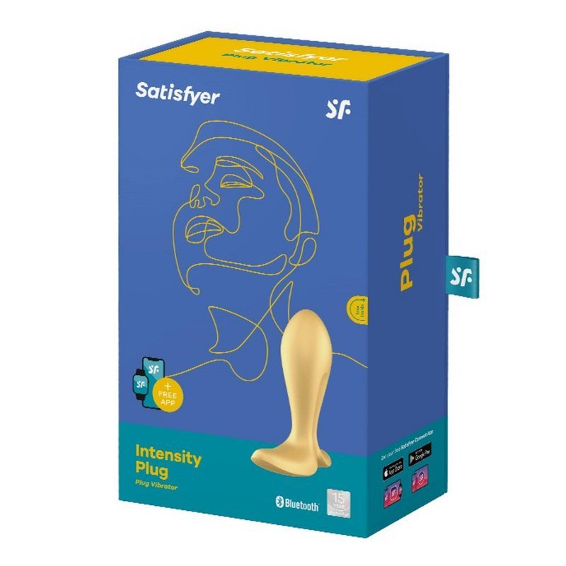 Masażer wibrator Satisfyer Intensity Plug gold