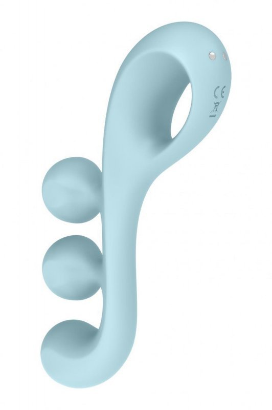 Masażer z kulkami Satisfyer Tri Ball 2 błękitny