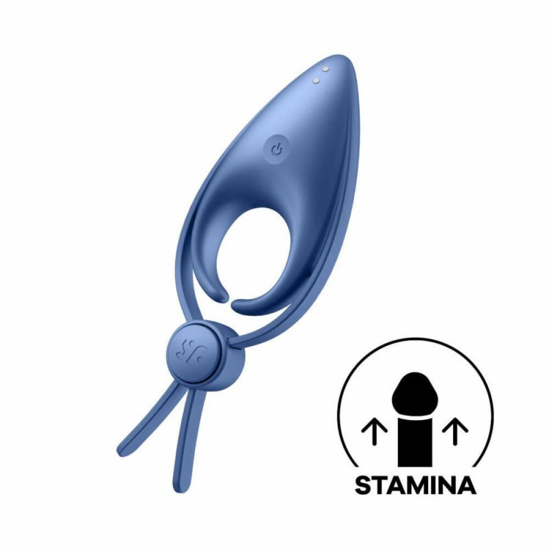 Wibrujący pierścień erekcyjny na penisa regulowany Satisfyer Sniper