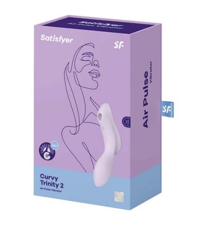 Wielofunkcyjny wibrator powietrzny Satisfyer Curvy Trinity 2 