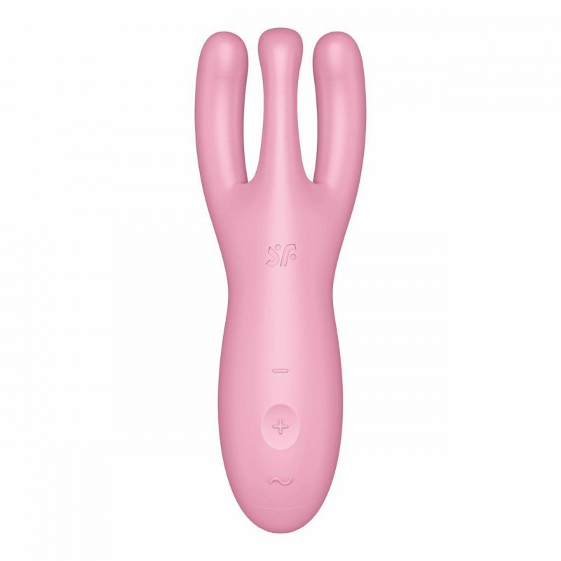 Masażer pochwy i łechtaczki z aplikacją Satisfyer Threesome 4