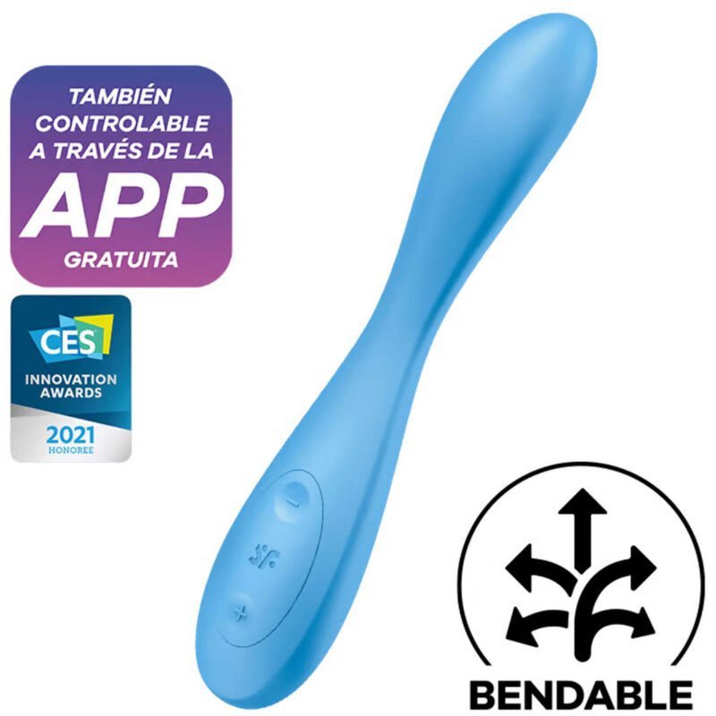 Wibrator stymulator punktu g Satisfyer G-Spot Flex 4 z aplikacją