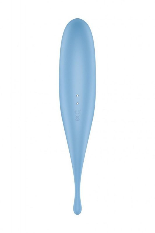 Masażer ssący łechtaczkowy Satisfyer Twirling Pro niebieski