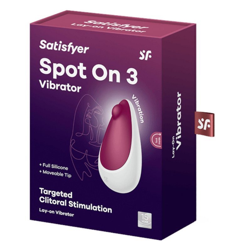 Masażer powietrzny do łechtaczki pulsacje Spot On 3 berry