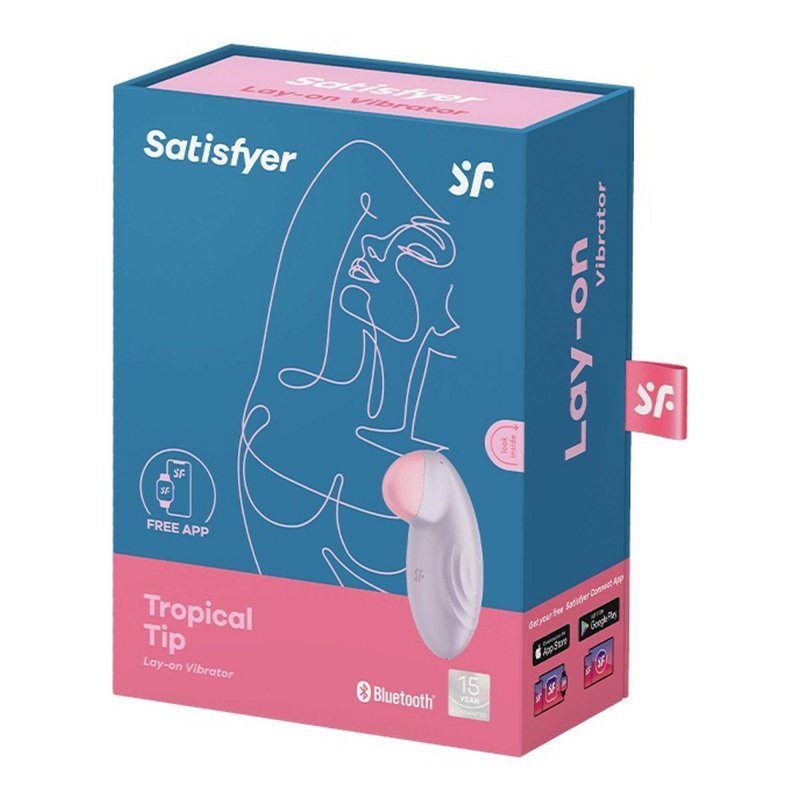 Stymulator łechtaczki Satisfyer Lay-On Tropical Tip liliowy