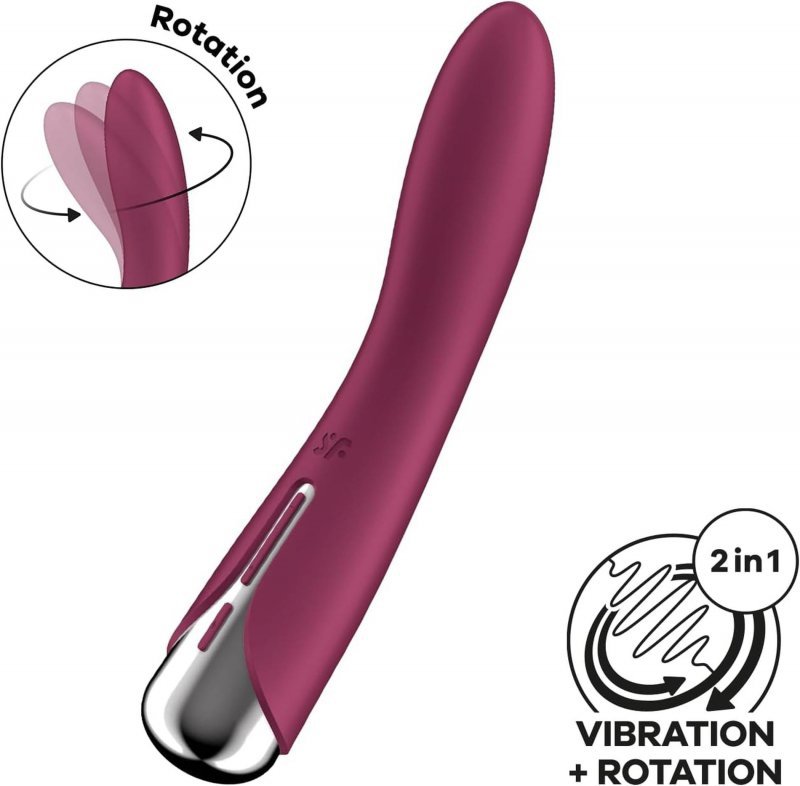 Wibrator damski Satisfyer Spinning Vibe 1 Red