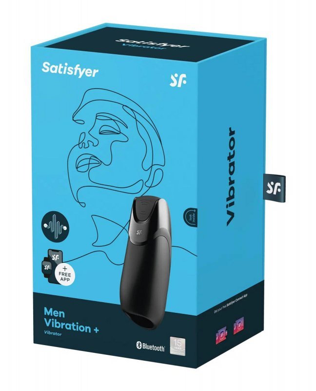 Masturbator Satisfyer Men Vibration+ connect app