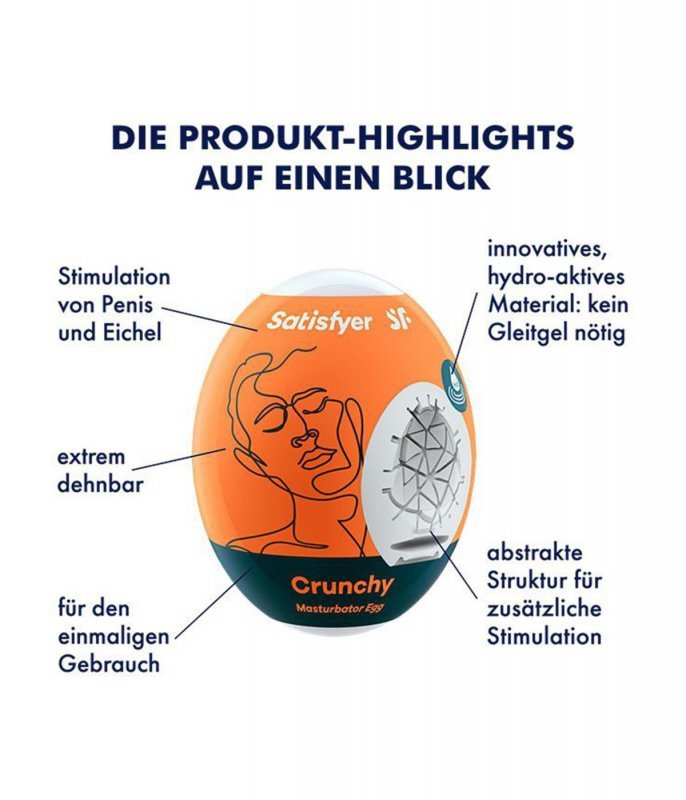 Masturbator Satisfyer Eggs Crunchy