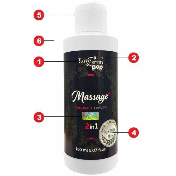 Rozluźniający żel do masażu lubrykant 150 ml