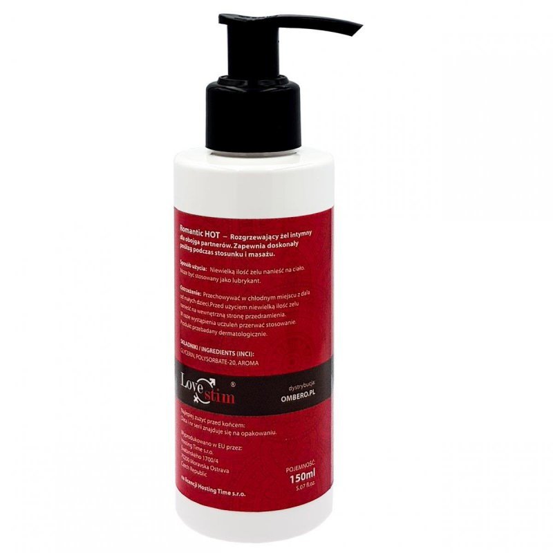 Rozgrzewający żel do masażu 150 ml