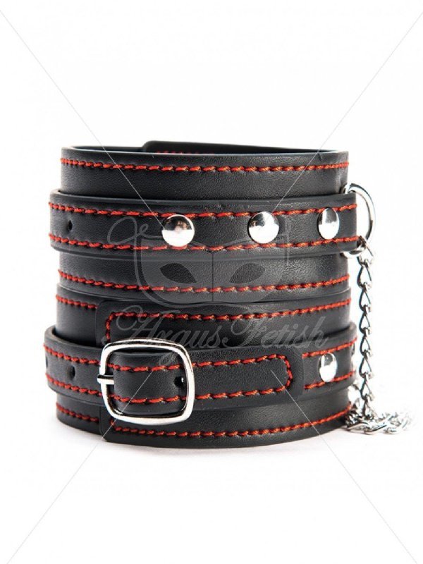 Sex kajdanki z łańcuchem mini wrist cuffs