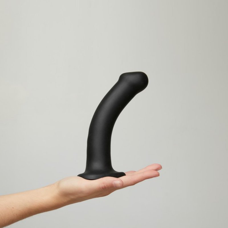 Dildo analne na przyssawce stymulator czarny 18 cm