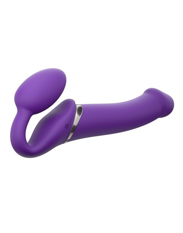 Vibrating Strapon - L - purple