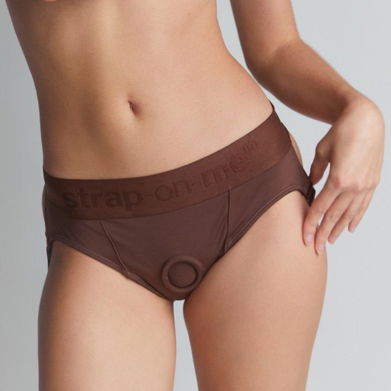 Strapon Harness Lingerie Heroine - L - chocolate