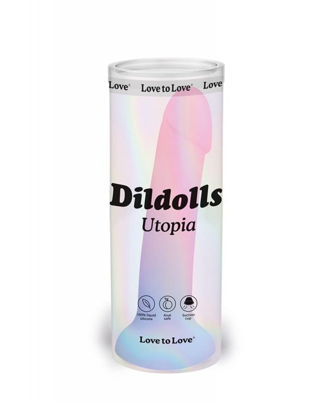 Kolorowy śliczny dildo penis UTOPIA