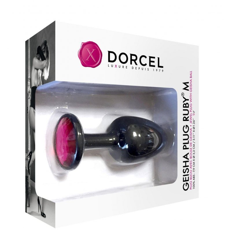 Oryginalne korek analny Dorcel Geisha Plug Ruby M